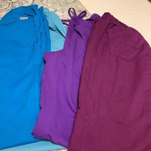 4 pairs of Grey’s Anatomy scrub pants